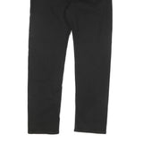 CALVIN KLEIN Mens Regular Black Jeans Denim W34 L30 Classic Cotton Blend Zip