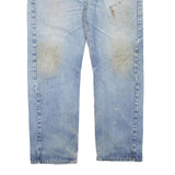 CARHARTT Mens Regular Fit Blue Denim Jeans W38 L30 Casual Workwear Zip Closure