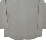 BEWARE OF ANIMALS Mens Grey Jacket L Polyester Blend Plain Zip Casual Outerwear
