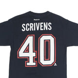 REEBOK Mens Black Montreal Canadiens NHL Graphic T-Shirt M Crew Neck Short