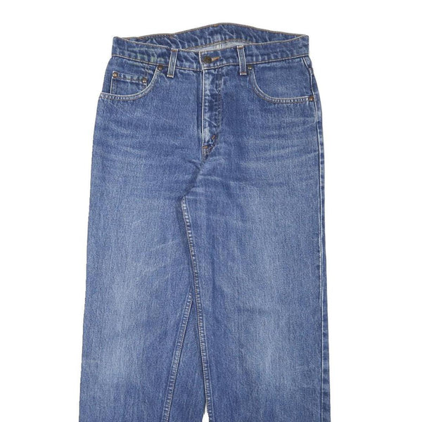 LEVI'S Mens Relaxed Blue Denim Jeans W29 L29 Classic Cotton Blend Zip