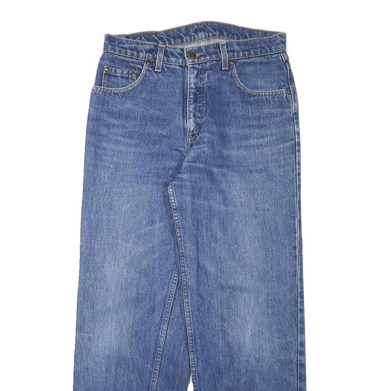 LEVI'S Mens Relaxed Blue Denim Jeans W29 L29 Classic Cotton Blend Zip