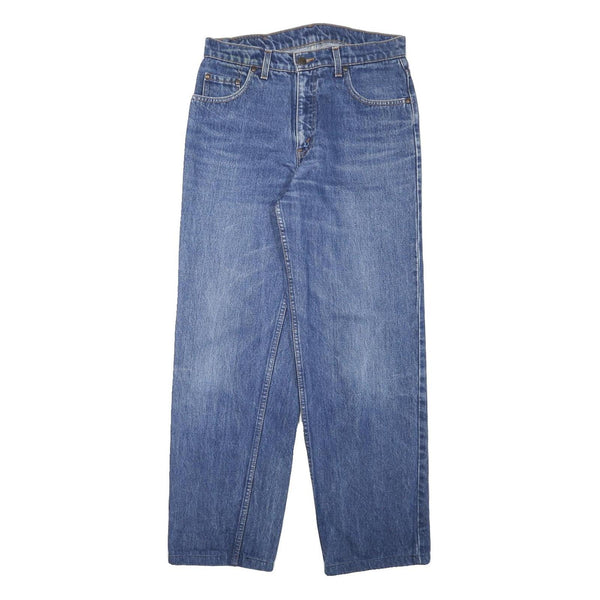 LEVI'S Mens Relaxed Blue Denim Jeans W29 L29 Classic Cotton Blend Zip