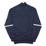 LOTTO Mens Navy Blue Track Jacket M Cotton Blend Zip Athletic Sportswear