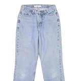 TOMMY HILFIGER Womens Jeans Blue Regular Straight Denim Light W27 L27 Button