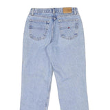 TOMMY HILFIGER Womens Jeans Blue Regular Straight Denim Light W27 L27 Button