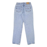 TOMMY HILFIGER Womens Jeans Blue Regular Straight Denim Light W27 L27 Button