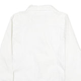 CALVIN KLEIN JEANS Womens White Cotton Denim Jacket M Button Plain Button