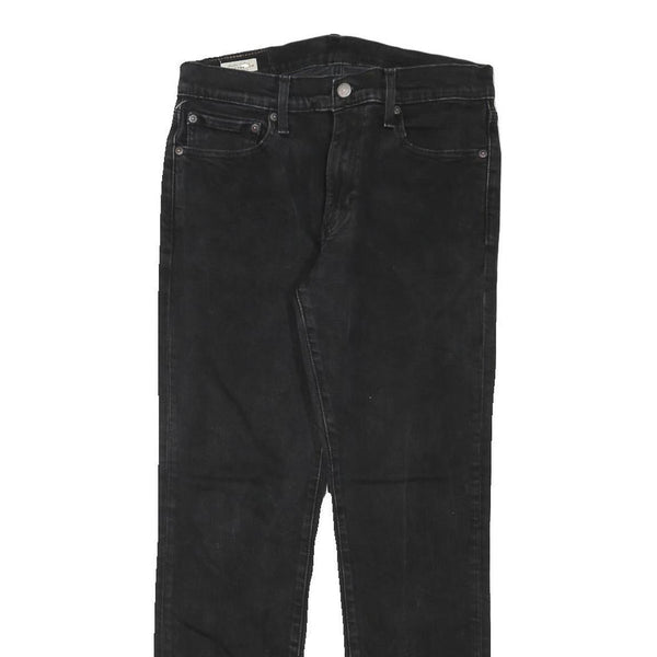 LEVI'S 511 Mens Jeans Black Slim Skinny Denim W29 L28 Stretch Cotton Blend Zip