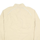 NIKE Womens Beige 2XL Jacket Polyester Zip Plain Lightweight Activewear