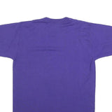 JERZEES Womens Purple T-Shirt M Short Sleeve Crew Neck Air Force Graphic