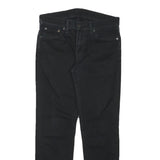 LEVI'S Mens Jeans Black Slim Skinny Denim W30 L28 Classic Cotton Blend Zip