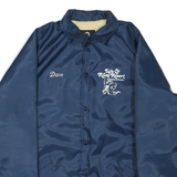 PRO FIT Mens Blue Button Jacket L Polyester Blend Fishing Resort Lake Vermilion