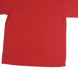 JERZEES Mens Red Illinois State University Redbirds T-Shirt L Short Sleeve Crew