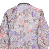 Womens Multi Colour Quilted Jacket L Polyester Zip Plain Printed Artistic