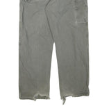 DICKIES Mens Regular Grey Cotton Blend Jeans W42 L32 Workwear Durable Zip