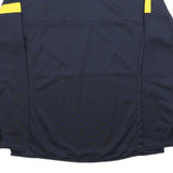 NIKE Mens Blue & Yellow Football Sweatshirt Crew Neck XL Qatar Foundation