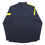 NIKE Mens Blue & Yellow Football Sweatshirt Crew Neck XL Qatar Foundation