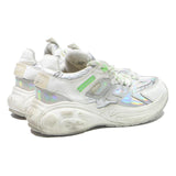 BUFFALO Classic Womens Chunky Trainers White Synthetic UK 6 Stylish Retro