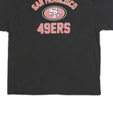Mens Black San Francisco 49ers Graphic T-Shirt XL Short Sleeve Crew Neck