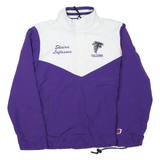 BOATHOUSE Mens Purple & White Falcons Lacrosse Zip Jacket S Polyester Blend