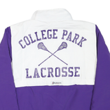 BOATHOUSE Mens Purple & White Falcons Lacrosse Zip Jacket S Polyester Blend