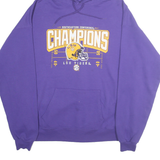 HANES Mens Purple LSU Tigers Champions Pullover Hoodie XL Collegiate Sports