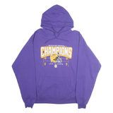 HANES Mens Purple LSU Tigers Champions Pullover Hoodie XL Collegiate Sports