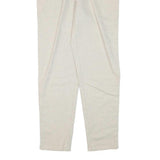 BRAX Womens Linen Blend Cream Slim Tapered Trousers W28 L30 Stylish Comfort