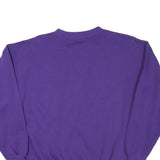 SJB Womens Purple Crew Neck Sweatshirt S Cotton Blend Casual Comfortable