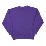 SJB Womens Purple Crew Neck Sweatshirt S Cotton Blend Casual Comfortable