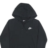 NIKE Mens Black Hoodie XS Cotton Blend Pullover Sweatshirt Drawstring Hood