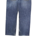 CARHARTT WIP Mens Blue Regular Fit Straight Denim Medium Wash W36 L27 Casual Zip