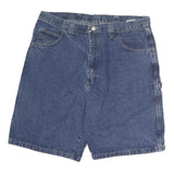 WRANGLER Mens Denim Blue Casual Shorts L W38 Comfortable Classic Fit Cotton