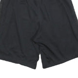 NIKE Mens Black Paris Football Casual Sports Shorts S W24 Athletic Wear
