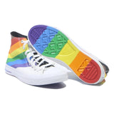 CONVERSE Chuck Taylor All Star Womens High Top Trainers Canvas UK 8.5 Rainbow