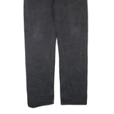CARHARTT Mens Cotton Blend Black Regular Fit Straight Leg Trousers W32 L32