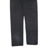 CARHARTT Mens Cotton Blend Black Regular Fit Straight Leg Trousers W32 L32