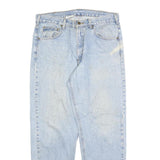 CARHARTT Mens Relaxed Light Blue Denim Jeans W34 L30 Casual Workwear Zip Closure