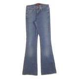 LEVI'S 519 Womens Jeans Blue Regular Flared Denim Medium W28 L33 Classic Zip