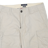 TOMMY HILFIGER Mens Beige Cargo Shorts M W31 Cotton Blend Casual Style