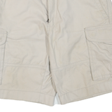 TOMMY HILFIGER Mens Beige Cargo Shorts M W31 Cotton Blend Casual Style