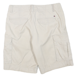 TOMMY HILFIGER Mens Beige Cargo Shorts M W31 Cotton Blend Casual Style