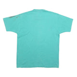 SCREEN STARS BEST Mens Blue 1990 Corporate Challenge Graphic T-Shirt XL Short