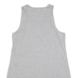 TOMMY HILFIGER Womens Grey Cotton Blend Sleeveless Tank Dress L Casual Summer