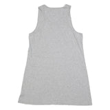 TOMMY HILFIGER Womens Grey Cotton Blend Sleeveless Tank Dress L Casual Summer