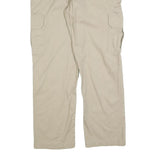 DICKIES Mens Cotton Blend Beige Regular Straight Trousers W32 L30 Durable