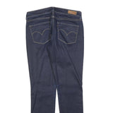 LEVI'S Womens Slim Blue Denim Classic Slim Jeans W28 L29 Stretch Comfort Zip