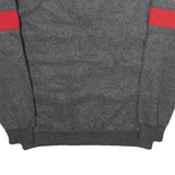 VAN HEUSEN Mens Grey & Red Jumper Pullover Round Neck Basic Knit M Casual Style