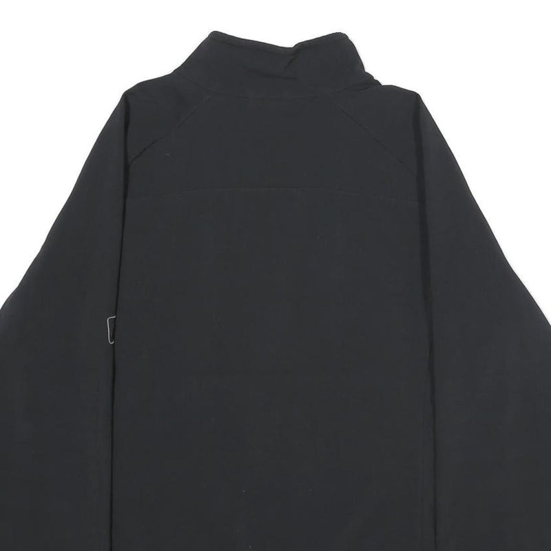 JACK WOLFSKIN Womens Black Outdoor Jacket 2XL Zip Plain Functional Comfort